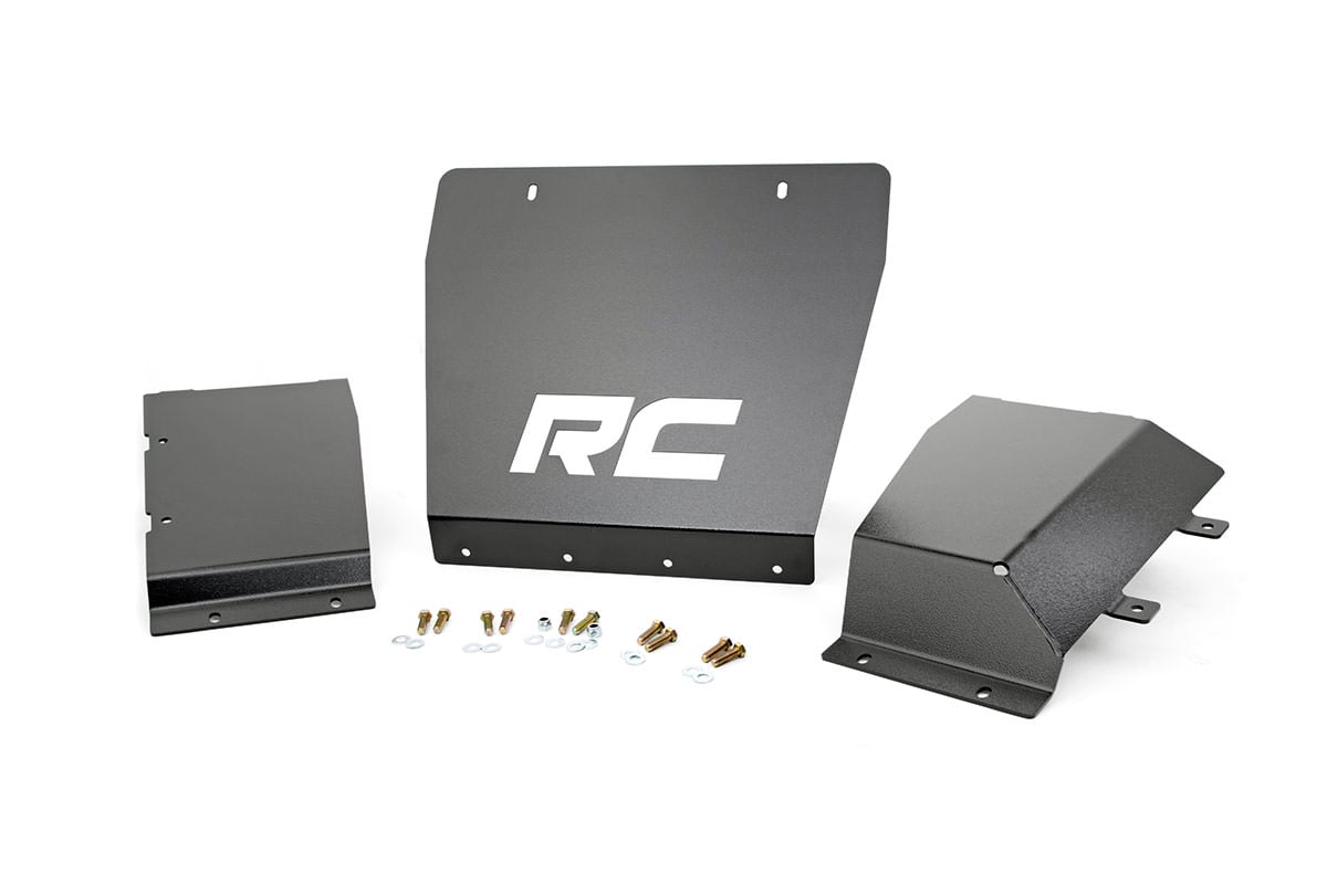 Chevrolet Silverado 1500 Skid Plate System - Front + Rear - Rough Country - Full Skid Package - 4WD - '14-'18